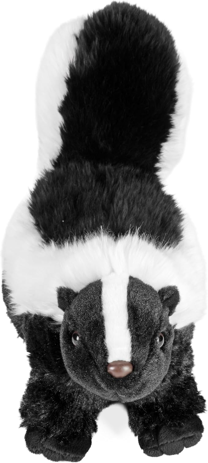 Wild Republic Skunk Plush, Stuffed Animal, Plush Toy, Gifts for Kids, Cuddlekins 12 Inches