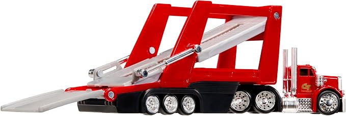 CarTuned Rig$ Car Carrier with 2 GM Cars, 87 Chevy C10 & 90 Chevy 454 SS