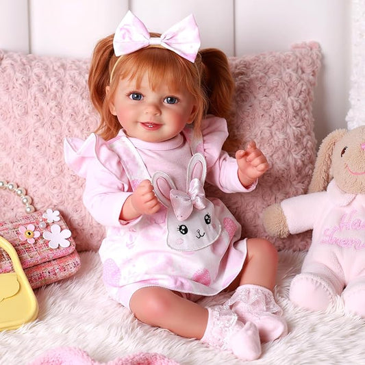 BABESIDE Lifelike Reborn Baby Dolls- Doreen, 17 Inch Cute Realistic-Newborn Baby Doll Poseable Real Life Baby Dolls Girls with Gift Box for 3+ Year Old