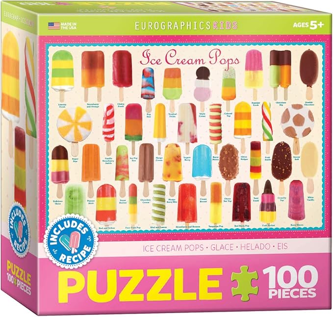 Eurographics Ice Cream Pops 100-Piece Puzzle