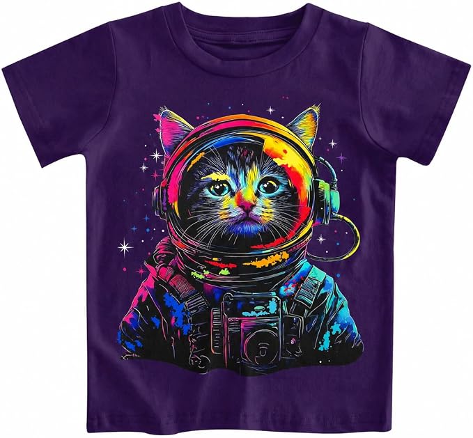 Lovekider Cotton Shirt for 3-6T Boys Truck Dinosaur Toddler Kids T-Shirt Short Sleeve Excavator Construction T-Rex Tee Shirts