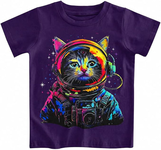 Lovekider Cotton Shirt for 3-6T Boys Truck Dinosaur Toddler Kids T-Shirt Short Sleeve Excavator Construction T-Rex Tee Shirts