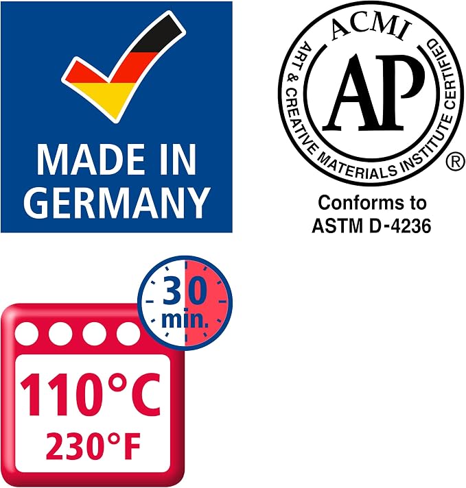 Staedtler FIMO Soft Polymer Clay - -Oven Bake Clay for Jewelry, Sculpting, Crafting, Indian Red 8020-24