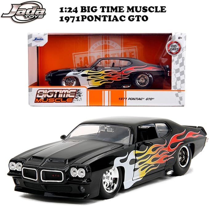 Jada Big Time Muscle 1:24 1979 Chevy Camaro Z28 Die-Cast Car, Toys for Kids and Adults (Police Colors)