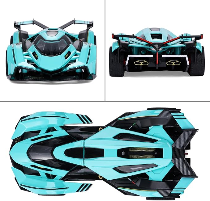 Toy Cars Sports Car Toy with Light and Sound Diecast Metal Model Cars for 3+ Year Old Boys Pull Back Race Car Gift Toys for Kids Ages 3+ (Blue)
