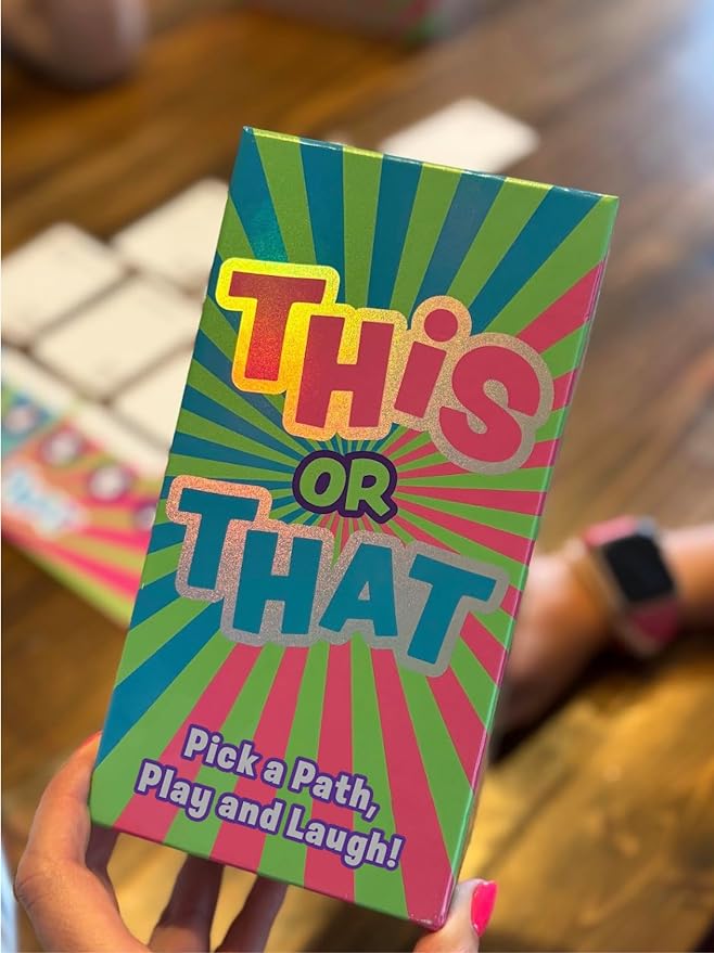 This or That Party Game – Family Card Game with Easy Either/Or Choices | Fun Guessing Game for Kids, Teens & Adults Where Players Follow Their Path Down the Pyramid for Family Game Night & Parties