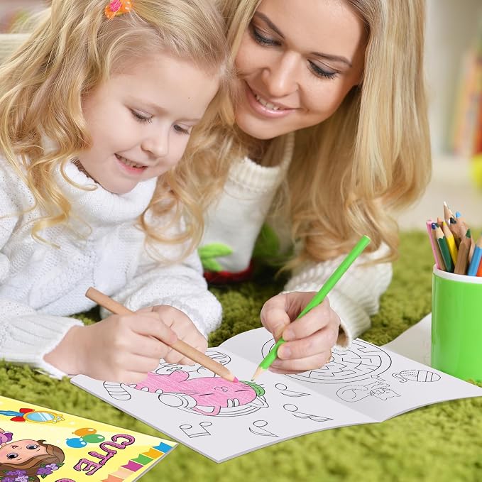 Elfew Small Coloring Books for Kids Ages 4-8, 3-5, 20 Pack Bulk | 5.1x6.7 Inches, Portable Mini Puzzle Books, Party Favor for Kids, School Goodie Bags Stuffers, Gifts for Boys Girls