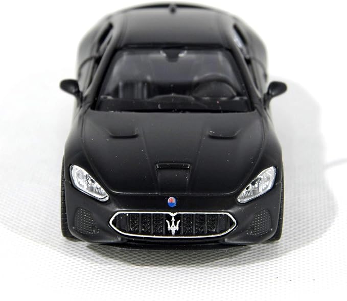 Tianmei 1:32 Scale Supercar Styling Alloy Die-Cast Car Model Collection Decoration Ornaments, Kids Play Vehicle Toys with Pull Back Action and Open Doors (MSLD - Black)