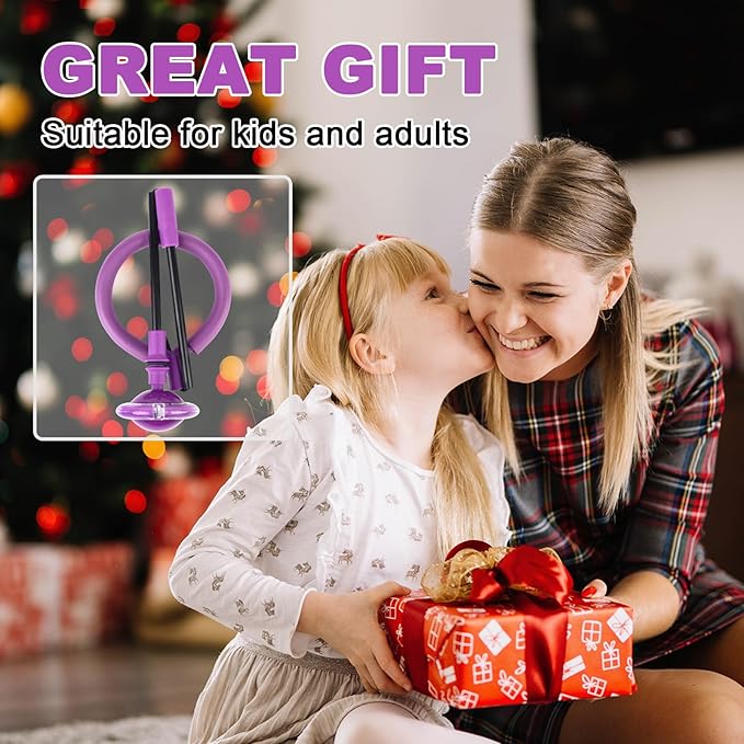 Hewog Skip Ball for Kids, Portable Foldable Colorful Flash Wheel Swing Ball Sports Fitness Toys for Girls & Boys,Toy for Kids & Adults. Gifts for Mom Women & Girls Toys Age 5-10 Years