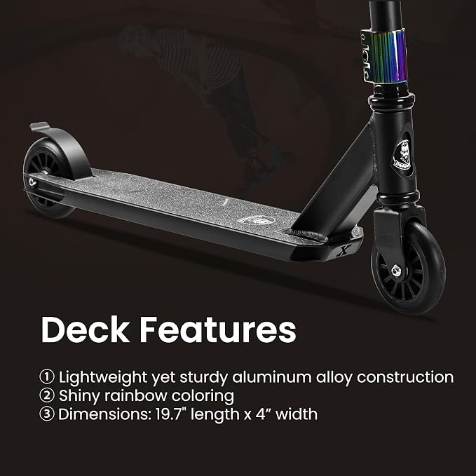 Pro Scooters for Kids 8 +, Teens and Adults | Two Different Scooter Heights 31.5” and 36.6”to Choose from