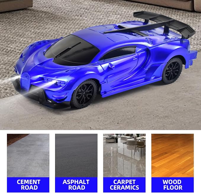 Tuko Remote Control Car Toys, RC Toys for 3+ Years Old Boy and Girl Gift (Blue)