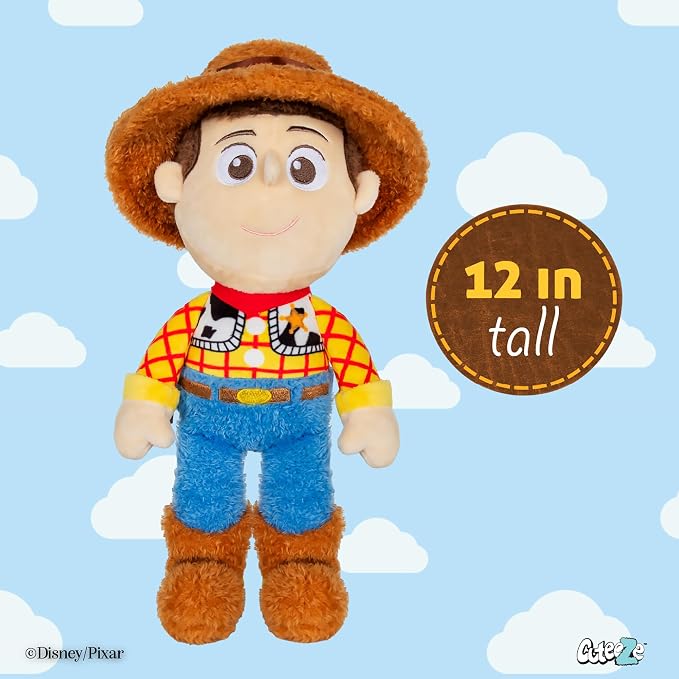 Kids Preferred Disney Pixar Toy Story Woody Extra Soft Plush Stuffed Animal Toy for Baby and Toddler Boys and Girls 12 Inch Size Plush