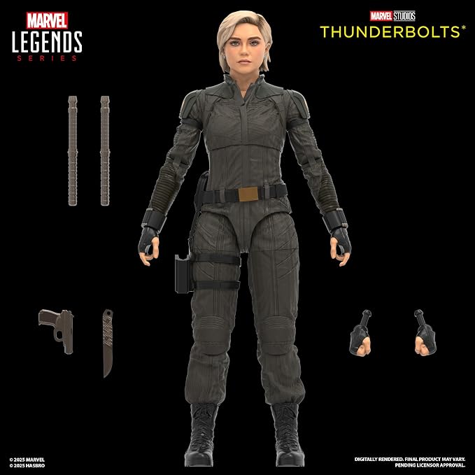 Marvel Legends Series Yelena Belova and Red Guardian 2-Pack, Thunderbolts* Movie Collectible 6-Inch Action Figures