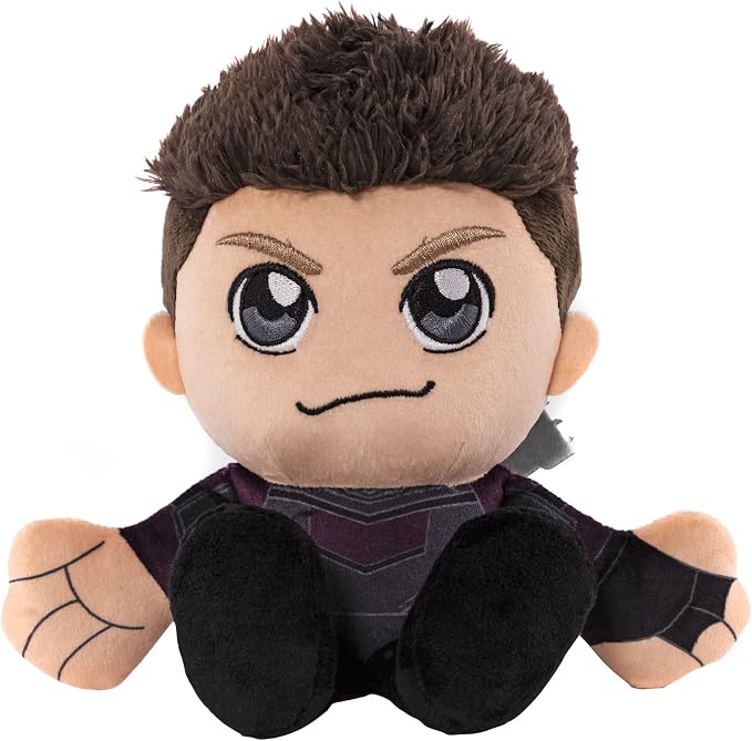 Bleacher Creatures Marvel Hawkeye 8" Kuricha Sitting Plush- Soft Chibi Inspired Toy