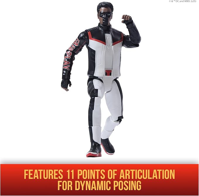 DC Comics, Superman Mr Terrific 12-inch Superhero Action Figure, Kids Toys for Boys and Girls Pretend Play, for Ages 4 and Up