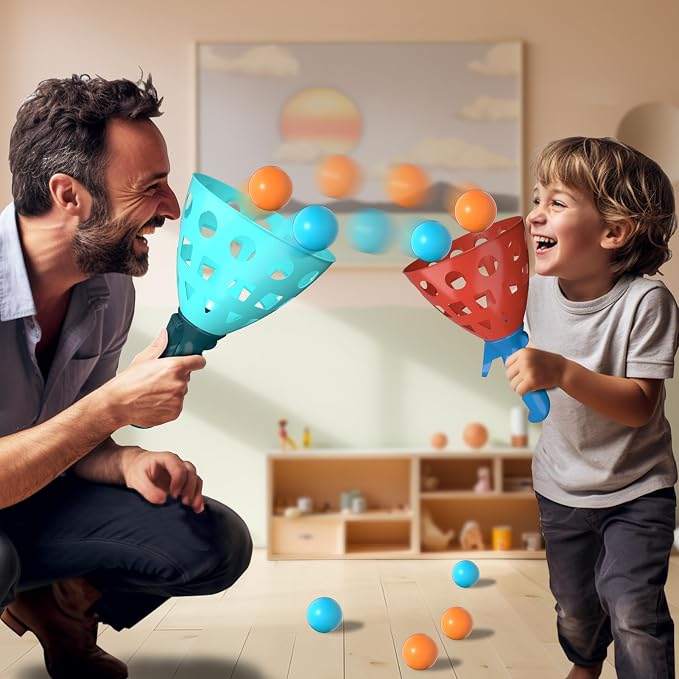 Bennol Outdoor Game Toys for Kids Boys with 20 Balls Pop Pass Catch Ball Game Outside Toys Gifts for 3 4 5 6 7 8+ Year Old Teens, Outside Outdoor Play Gifts for Kids Boys Ages 3-5 4-8
