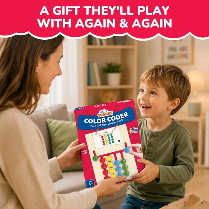 Smartivity Montessori Slide Puzzle I Color & Pattern Matching Toys for Kids 4 to 8 Years I Birthday Gift for Boys & Girls I Preschool Educational Toy for 4, 5, 6, 7, 8 | Travel Friendly