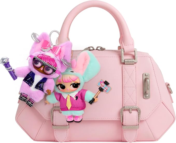 LOL Surprise Plush Surprise! Cinna-Bun Plush Doll with Hidden Fashions, On-the-Go Play, 7 Total Surprises – Great Gift for Kids Ages 3+