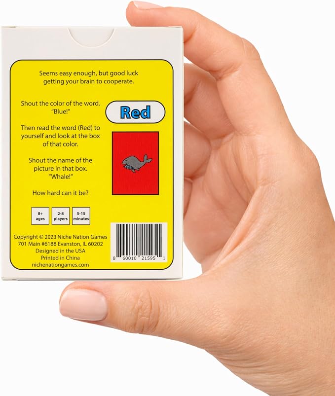 Mishy Match Award-Winning Card Game for Adults & Teens - Hilarious Brain-Melting Party Game - Fun Brain Teaser Games - Mensa Games - Funny Card Games - Fun Brain Puzzle Card Games