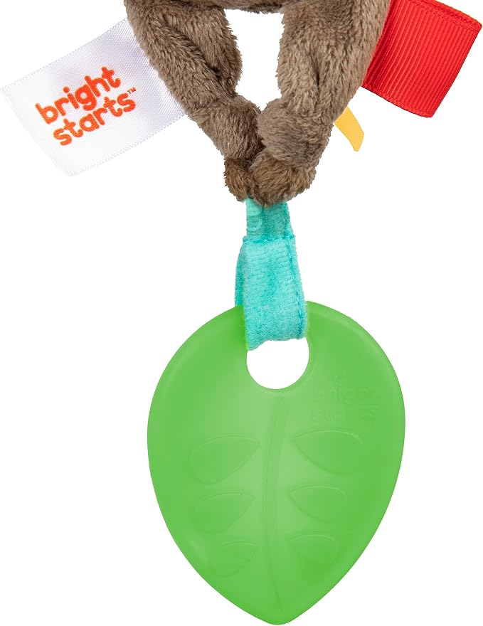 Bright Starts Pull, Play & Boogie Musical Activity Toy for Stroller - Monkey - Unisex, Newborn +