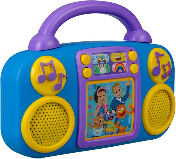 eKids Ms Rachel Toy Music Player, Toddler Toy with Built-in Music and Lights (Ms Rachel)