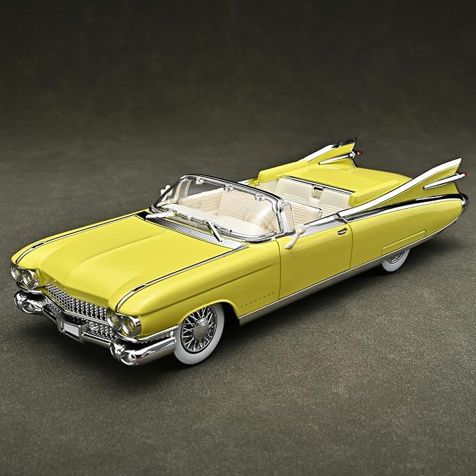 RZAPE Toy Car Models 1/24 Diecast Cars Eldorado Metal Model Car Carros De Coleccion,Model Cars Kits for Adults and Boys,Pull Back Car with Lights and Sounds,Toy Cars for Boys Age 4-7（Yellow）