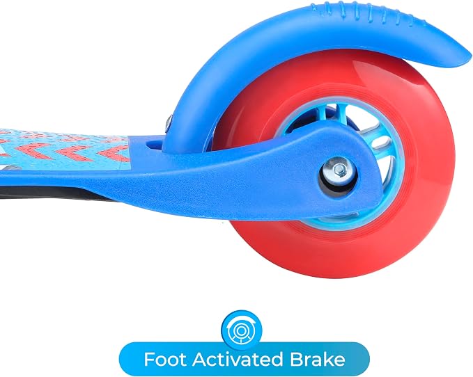 Kick Scooter for Kids, 3 Wheel Self Balancing, Light Up LED Wheels