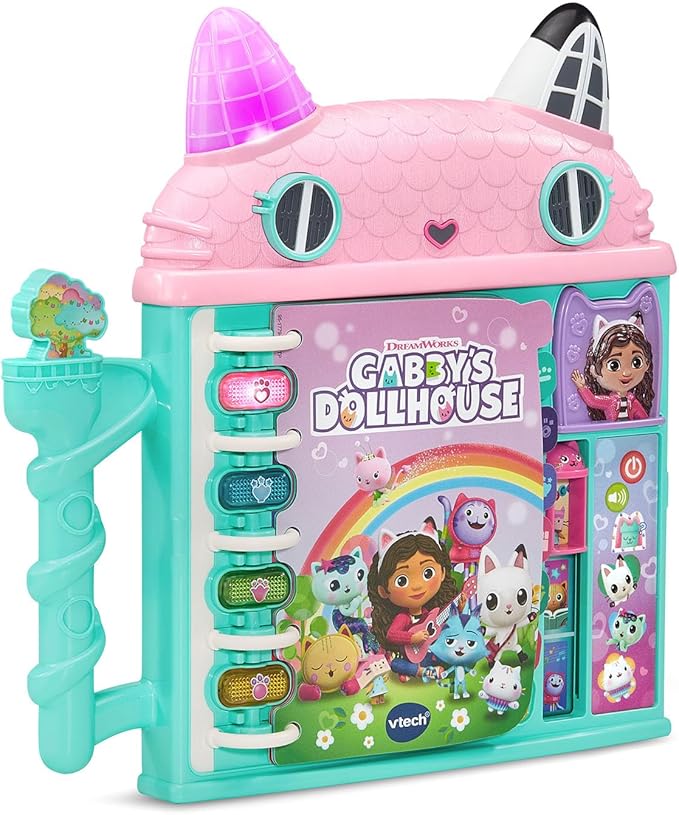 VTech Gabby’s Dollhouse Cat-a-Vator Discovery Book