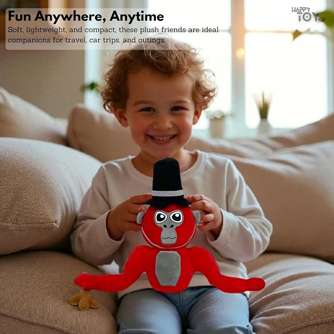 Plush Toys – Set of 4 Soft Stuffed Animals for Kids, Gifting, Cuddling, Travel & Play – Premium Quality Soft Toys Set