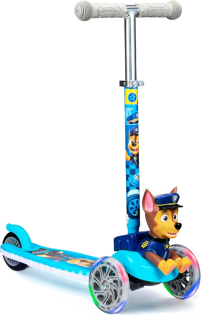 Kick Scooter for Kids, 3 Wheel Self Balancing, Light Up LED Wheels