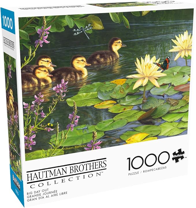 Buffalo Games Hautman Brothers Big Day Out Jigsaw Puzzle - 1000 Piece, 26.75 x 19.75 in - Puzzles for Adults - High Resolution Artwork - Reference Poster Included