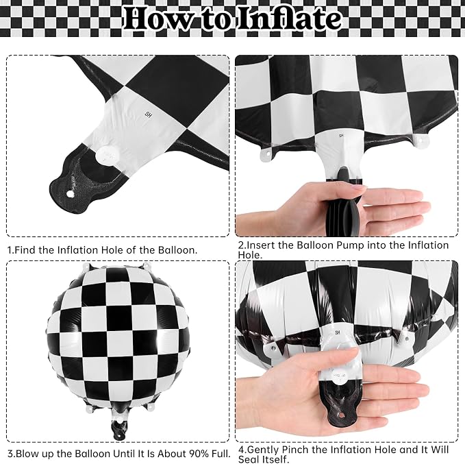 Race Car Birthday Balloons, Racetrack Number 0 Balloon, 40 Inch Large Foil Black 0 Balloon for Birthday Race Car Themed Party Decoration