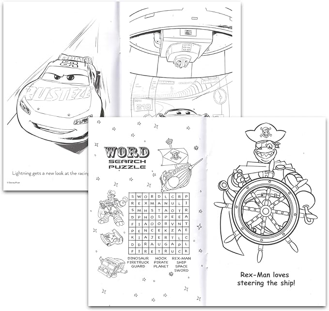 24 Pack Small Coloring Book Set - Bundle of Classroom Prizes, Rewards, Party Favors with Disney, Nick, More | Mini Activity Kits for Kids Ages 2-8