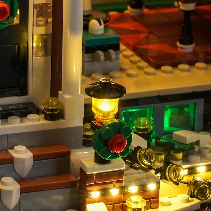 VONADO Remote Control Light Kit Compatible with Lego Home Alone 21330, LED Lighting Compatible with Home Alone Set (NO Model, ONLY Lights)