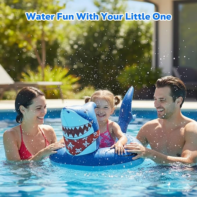 Moko Inflatable Swimming Rings, Pool Floats Swim Tubes Rings Round Shape Cute Cartoon Design Beach Water Lounge Inflatable Raft Party Supplies for Kids