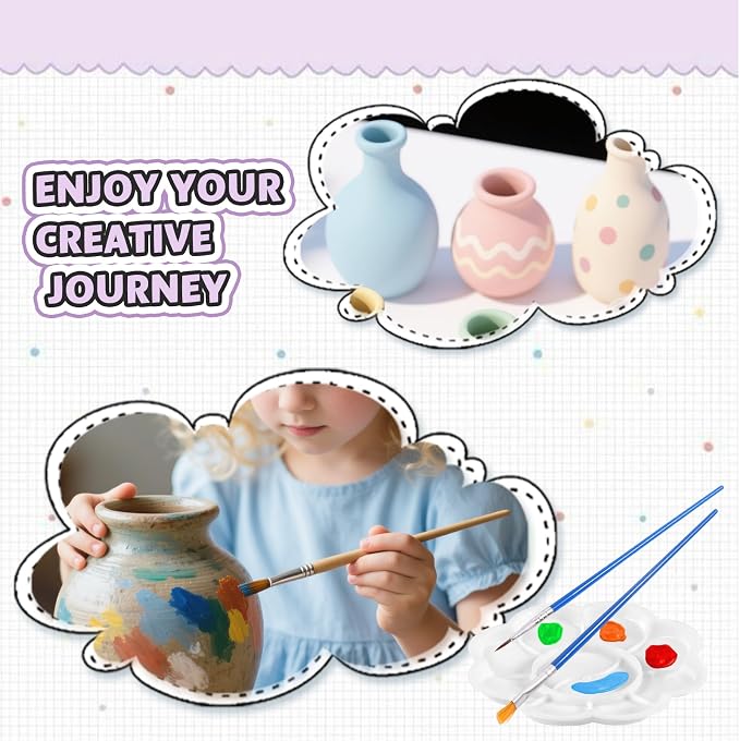 Air Dry Clay - Natural Modeling Pottery Clay for Wheel, 3.3lbs Kids Arts & Crafts Supplies