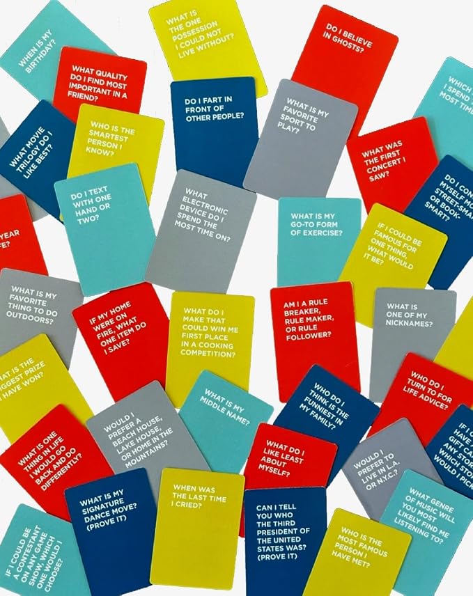 You Who?! Conversation Card Game – Funny Family Party Game of Questions, Icebreaker Game for Teens & Adults, Fun for Game Night & Groups