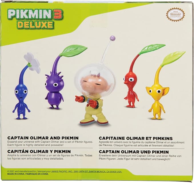 Nintendo Captain Olimar & Pikmin Action Figures Set – Includes 11 Highly Detailed Figurines - Pikmin Come in Colors Yellow, Red, Blue and Purple - Start Building Up Your Pikmin Universe!