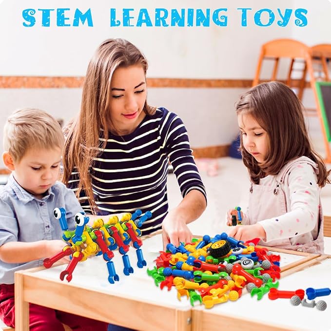 Afomida 156 PCS Creative Building Blocks Building Toy Set - Featuring Storage, Includes Dinosaur, Robot, Car, Spider, Dog, Animal Figure Building Toy Playset for Kids, Birthday Gift Ages 3+ (2)
