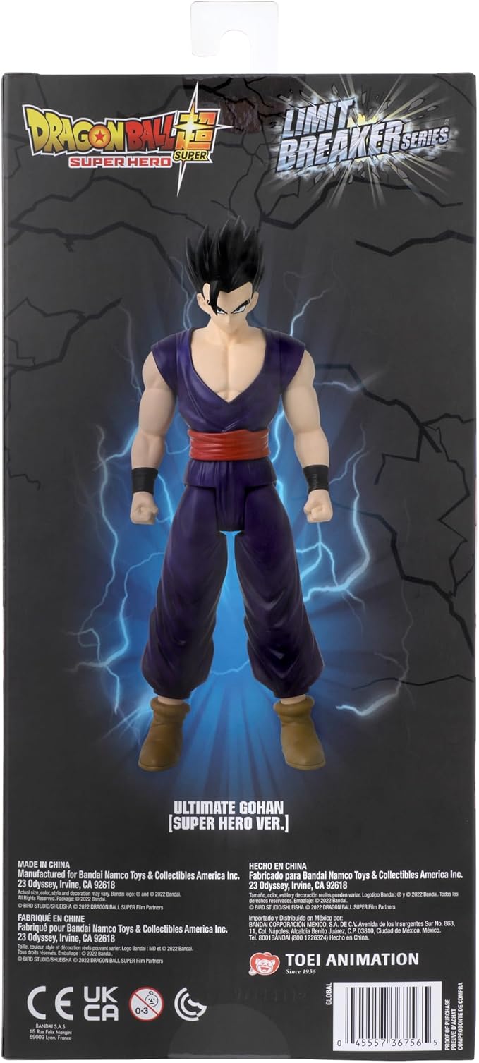 Limit Breaker Series - Dragon Ball Super: Super Hero - Ultimate Gohan, Limit Breaker 12" Action Figure