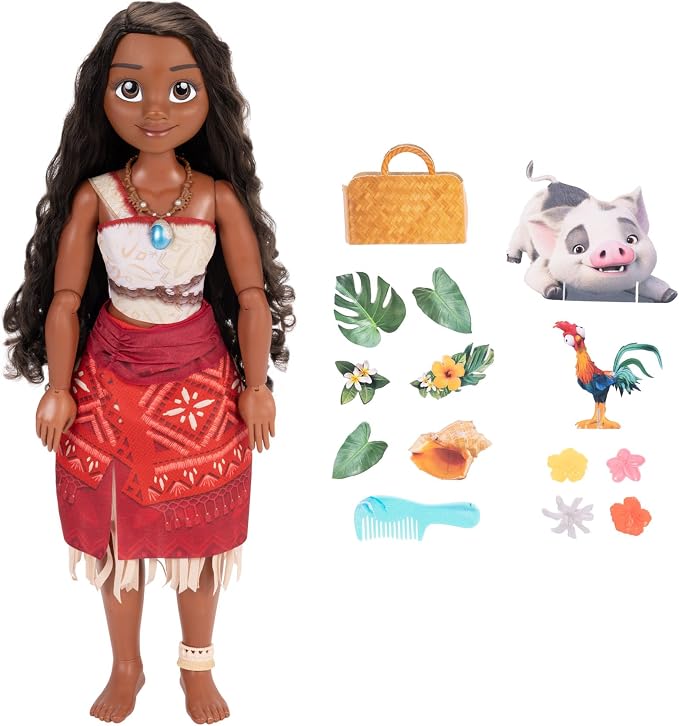 Disney Moana 2 Playdate Moana Doll My Size Fashion Doll