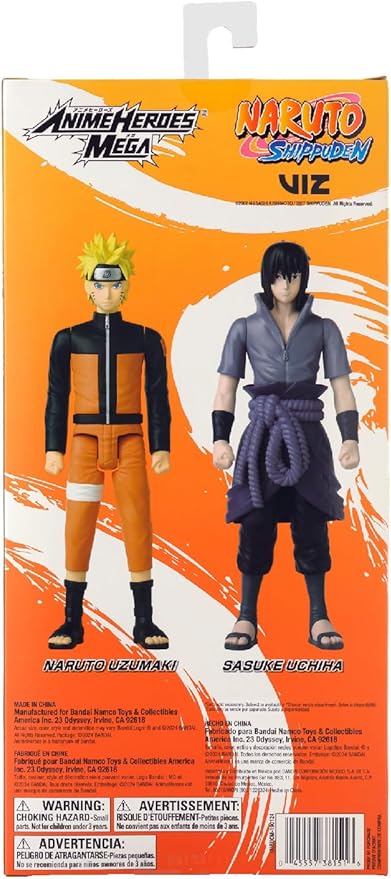 ANIME HEROES MEGA - Naruto - Naruto Uzumaki 12" Action Figure