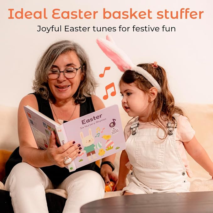 Cali’s Books Holiday & Seasonal Musical Sound Books for Toddlers (Easter)