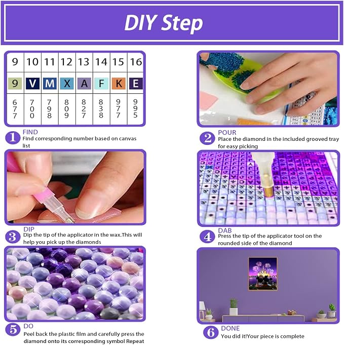 JAKI Diamond Painting Kits for Adults-Castle Diamond Art Kits for Adults,Gem Art Kits for Adults Pictures Arts Craft for Home Wall Decor (12x16inch)