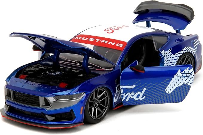 Jada Toys Bigtime Muscle 1:24 2024 Ford Mustang GT Dark Horse Die-Cast Car, Toys for Kids and Adults