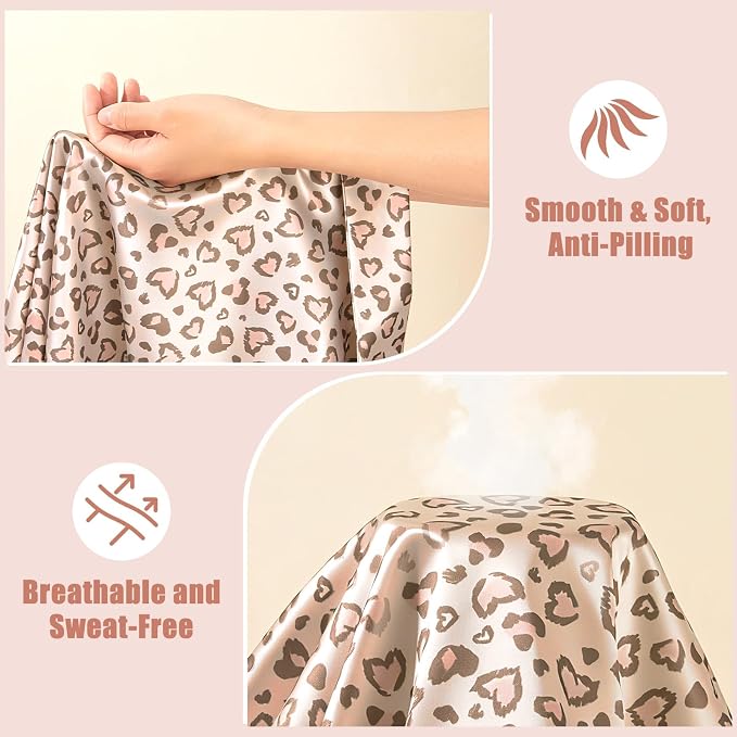 ICOSY Matching Doll & Girls Silk Pajamas Satin Pjs for Girls Button-Down Top and Shorts for 18" Doll Girl Clothes