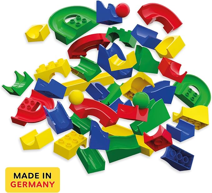 Hubelino 55 Piece Run Elements - The Original Marble Run Expansion Set - Made in Germany