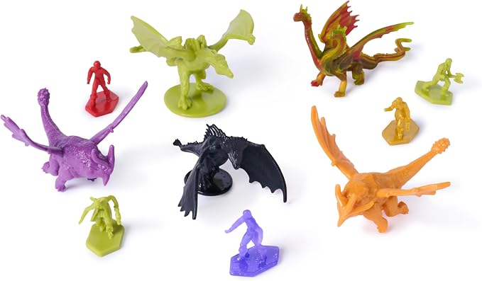 DreamWorks Dragons, World of Berk: Dragon Flock Arena, 50 Collectible Dragons and Vikings Figures for Ages 4 and up