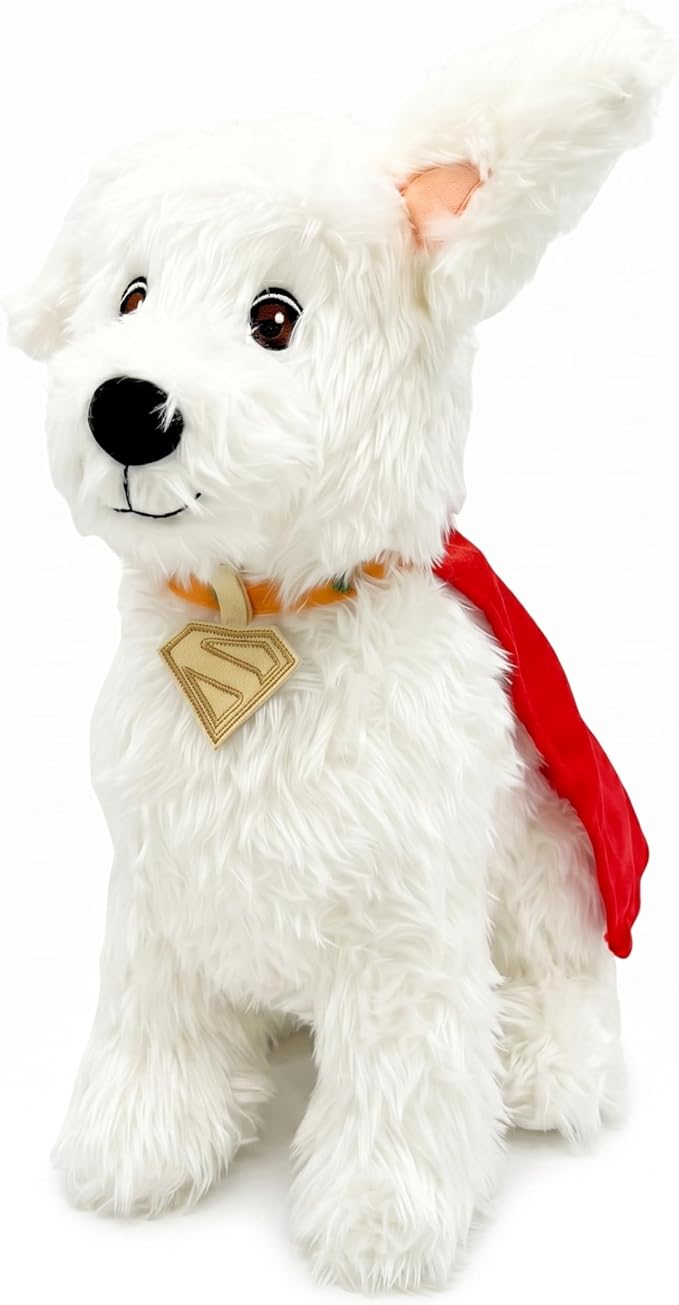 Krypto Superman DC Comics Kids Bedding Super Soft Plush Cozy Cuddle Pillow, Dog, (Officially Licensed Product) by Franco