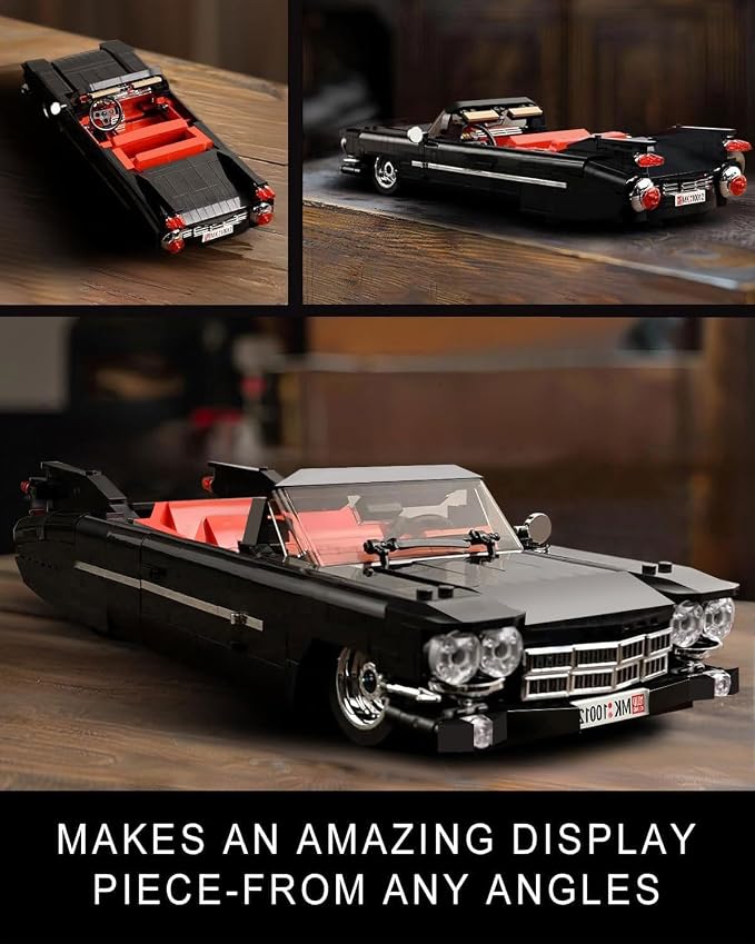 Mould King Sports Car Building Block Kits, MOC Racing Model Building Sets, Convertible Gifts for Kids Age 8+/Adults Collections Enthusiasts - 1,245 Pieces